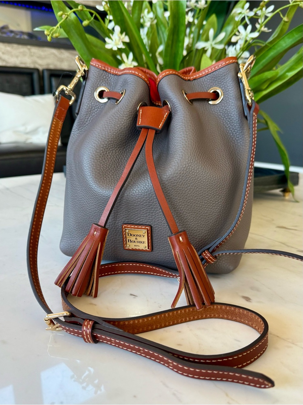Dooney & Bourke Pebble Grain Aimee Crossbody Leather